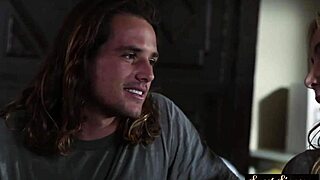 The teen babe engages in sensual foreplay before getting banged in this taboo roleplay