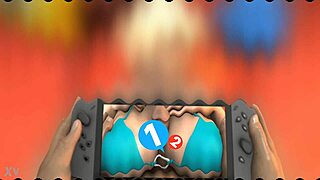 Switch from one tit to another in titty fuck