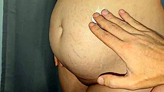 My Pregnant And Widowed Stepmother Handles Mature Handjob And Bareback Action