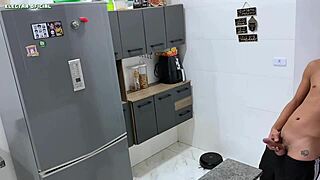 Hired Latina Employee Teases With Shorts And Delicious Ass