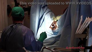 daisy ducati undergoes a thorough gyno exam by doctor tampa at the hospital for her university entrance physical