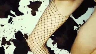 A Milf Dances Striptease With Masturbation Then Takes Big Cock In Tight Holes POV