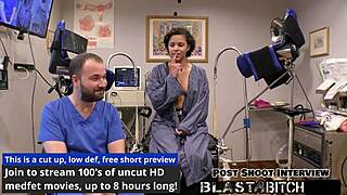 Doctor Blasts Cum Into Patient Rebel Wyatt's Pussy In Hospital Backstage