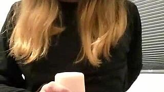 Transgirl uses fleshlight in full video