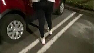 Flashing my ass in the public store made me so horny, I masturbated in the restroom.