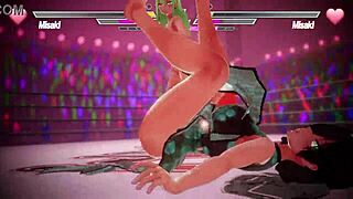 Lesbian Battle Heats Up With Anal And Pussy Play