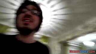 In this reality scene, a British newbie experiences her first oral from a Leeds nerd.