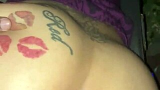 lightskin ebony slut with big ass cheats by sucking cock and getting creampied outdoors before date.