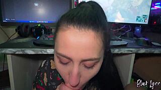 Newbie Brunette Streamer With Long Hair Fucks Her Friend For First Cum In Mouth Donation