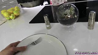 Cute teen 18+ joins taboo family 3some competition