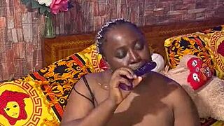 fat bbw step mom gets fucked by neighbor's son with big black cock!