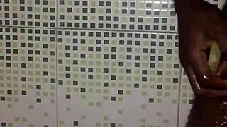 Quick session before a refreshing shower