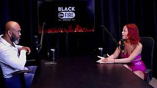 Bruna Ferrari Answers Never Have I Ever While Having Sex With Three In Sheer Red