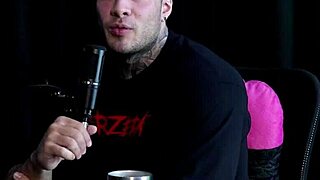 Rafinha's Intimate Moments in Swing Cast, Teasing on Sheer Red