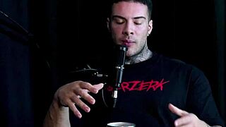 Rafinha's Intimate Moments in Swing Cast, Teasing on Sheer Red