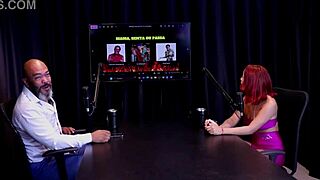 Bruna Ferrari Answers Never Have I Ever While Having Sex With Three In Sheer Red