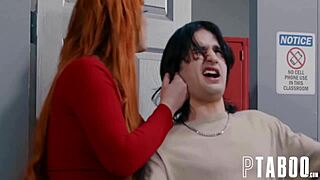 sexy siri dahl and lauren phillips do classroom threesome with stepson elias for cash