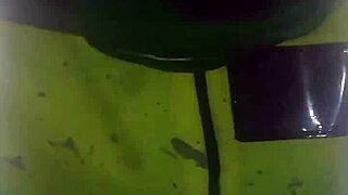 ebony milf bends over for doggy