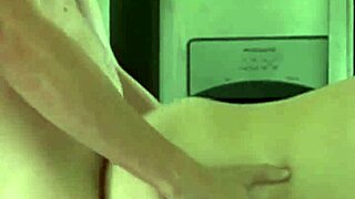 Fucking my pregnant wife doggystyle with monster cock bent over in the kitchen homemade