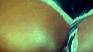 ebony milf bends over for doggy