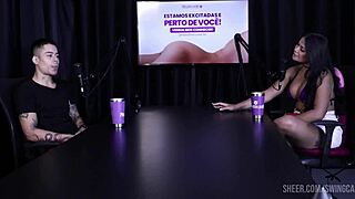 teteu santos swings with tifany rocha, bruna a surfistinha, and fabrício nunes in this brazilian casting compilation, part 1.