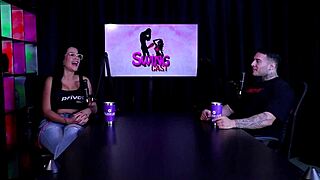 Rafinha's Intimate Moments in Swing Cast, Teasing on Sheer Red