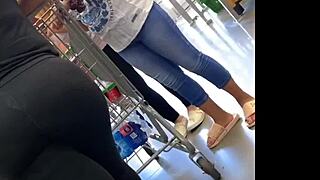 Nalgona shows off her big ass in voyeur setting, what do you think?