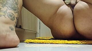 The greedy girl says, 'I'm doing this in the bosses' closet'