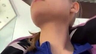 Wow, check out this blowjob happening right in public!