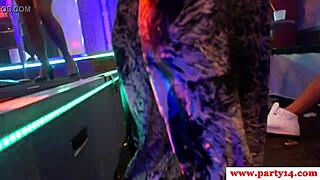 i watchd euro babes get fuckd and fed cum at the party, it wuz wild!