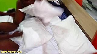 Booty Barbie enjoys rough solo play