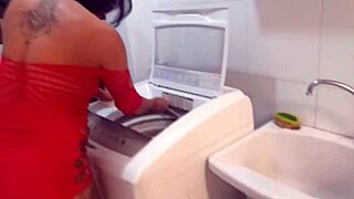 Boss fucks employee with big cock in hidden camera. Latina amateur action.