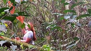 He paid to see my pussy in the park