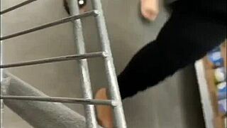 Nalgona shows off her big ass in voyeur setting, what do you think?