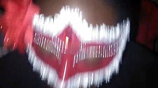 She's sucking big dick sloppy while twerking her ass.