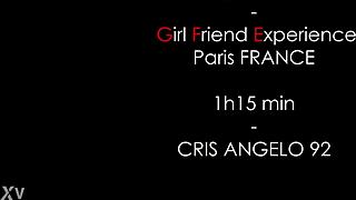 Imagine the thrill of Angela's girlfriend experience in Paris with Cris Angelo