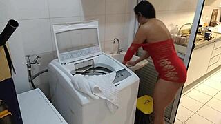 Boss fucks employee with big cock in hidden camera. Latina amateur action.