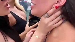 Cute teen lesbians trying anal sex 😏