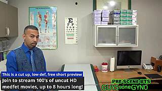 Angel Ramiraz in roleplay as patient getting humiliated in hospital with gloves and latex