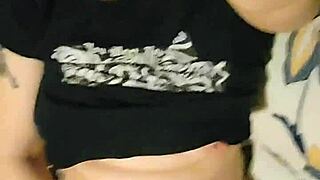 Panties are used in masturbation with dildo and vibrator for orgasm