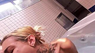 This passionate couple dives into wet muff action, blowing and fucking in missionary.