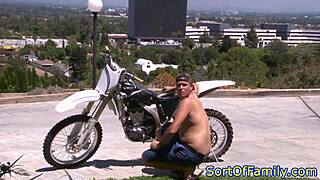 Busty Stepmilf Rides Cock Before Blowjob Scene