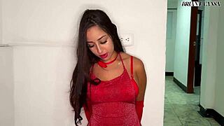 Multiorgasmic Latina Rides Cowgirl in POV