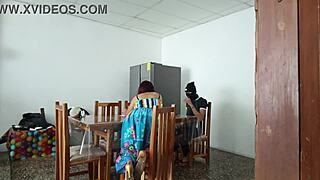 The sinful maid began spreading her pretty pussy open for uncle domination in homemade fetish play