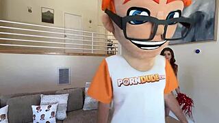 High kicks turn into deep dicks at cheerleader casting. petite brunette rides cowgirl after blowjob