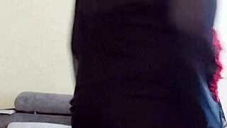 Arab shemale performs dance