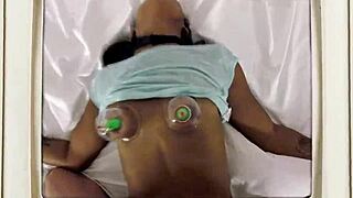 Lainey Moans as Her Shaved Pussy Gets Cum Blasted