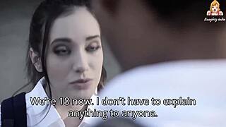 Step Sister Spreading Legs Wide For Step Brother