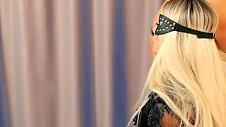 she says, 'i'm fulfilling your wish, cuckold, by fucking this bull with a sloppy blowjob.'