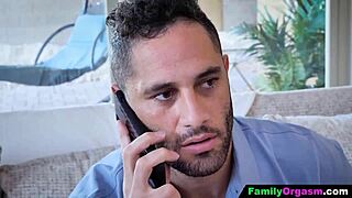 familyorgasm - bisexual teens caught by stepdad in upskirt